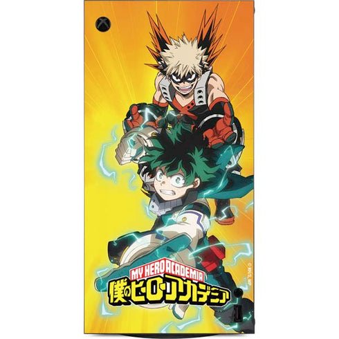 My Hero Academia Deku and Bakugo Season 5 XBox Series X Digital Edition Console Skin